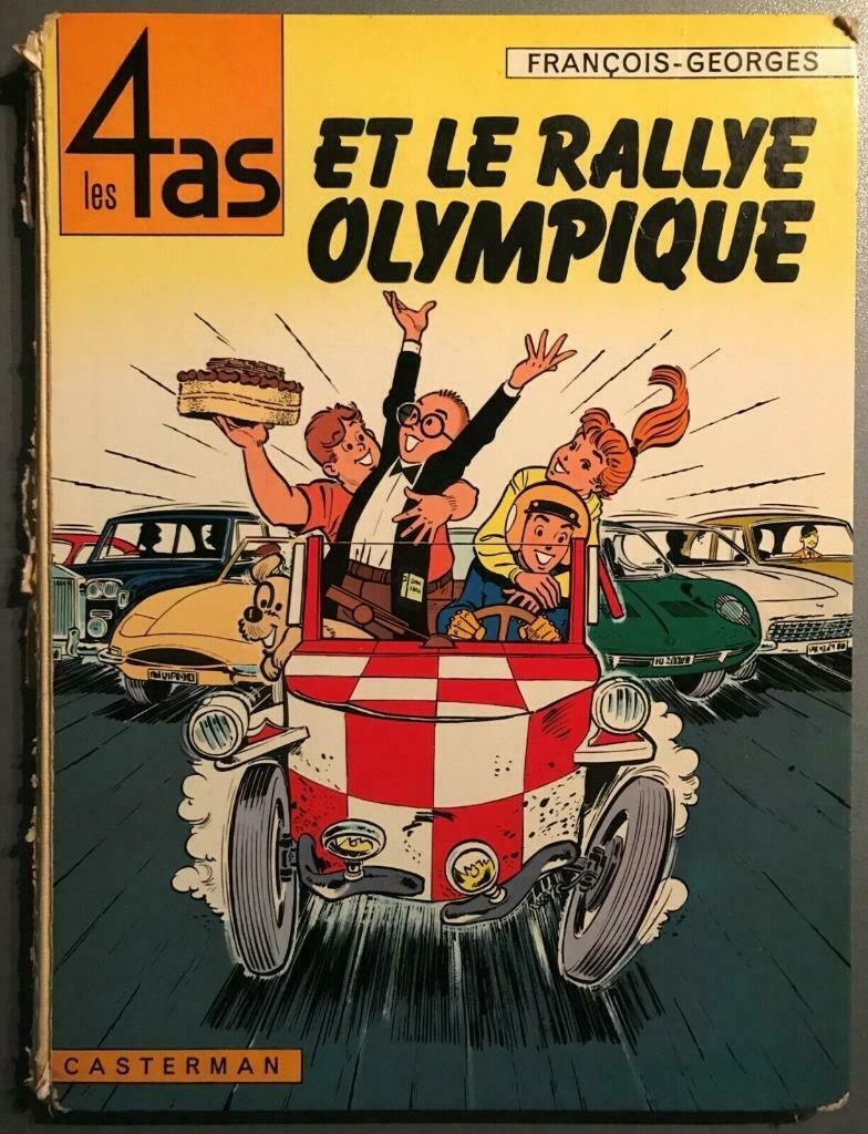 B.D. Les 4 As N°8 et le rallye olympique -, Livres, Une BD, Enlèvement ou Envoi, Utilisé, François et Georges