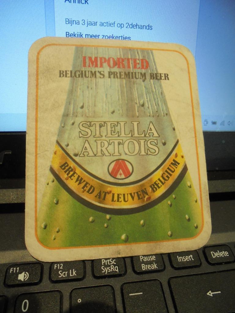 stella artois, Enlèvement ou Envoi, Utilisé, Sous-bock, Stella Artois