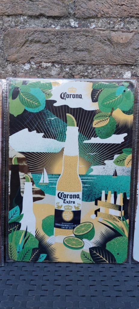 Panneau publicitaire en métal Corona (n16), Enlèvement ou Envoi, Neuf, Panneau publicitaire