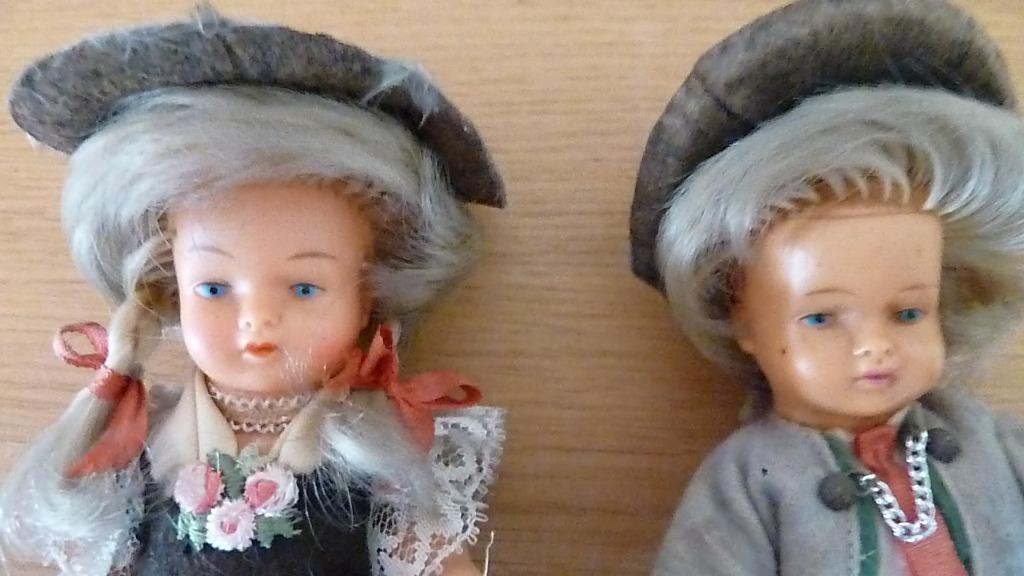 Koppel poppen, Verzamelen, Poppen, Ophalen of Verzenden, Gebruikt, Pop