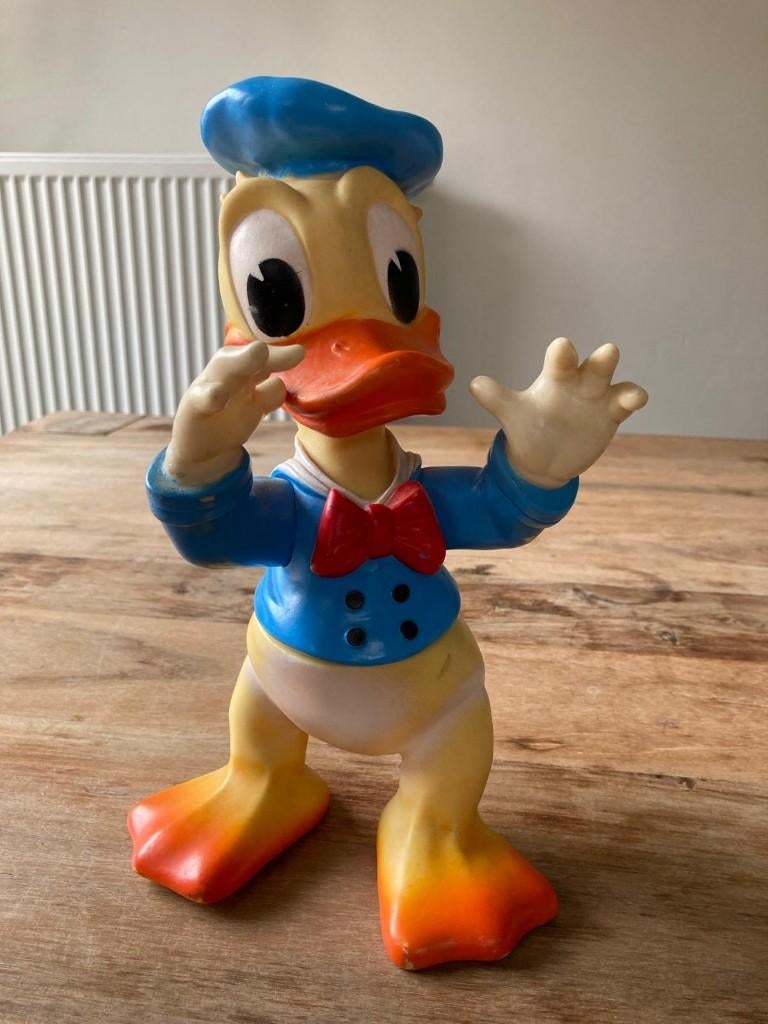 Vintage Walt Disney Donald Duck Ledra, Ophalen, Gebruikt