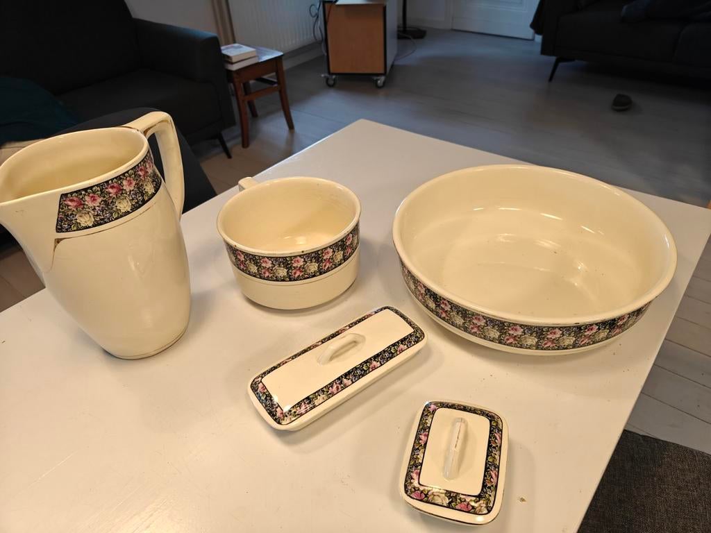 Boch La Louviere lampet set, Antiek en Kunst, Ophalen of Verzenden