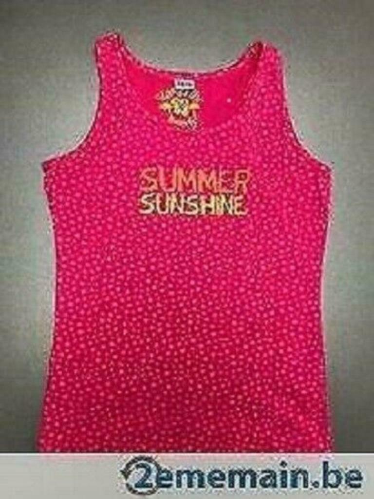 Débardeur rose Star of the Beach - Taille 110/116, Enlèvement ou Envoi, Star of the Beach, Chemise ou À manches longues, Utilisé