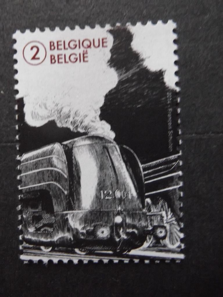 4445 François Schuiten: Les trains - Treinen 2014 MNH, Enlèvement ou Envoi, Non oblitéré, Timbre-poste, Trains
