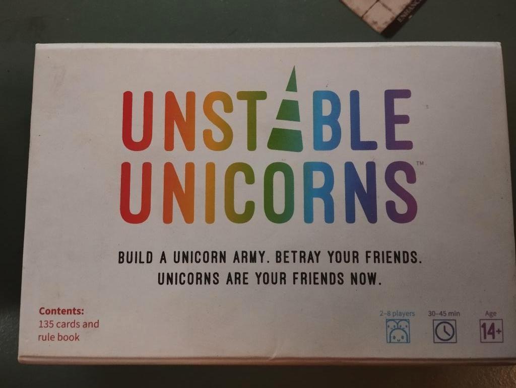 Unstable Unicorns 1ste editie, Ophalen of Verzenden, Gebruikt
