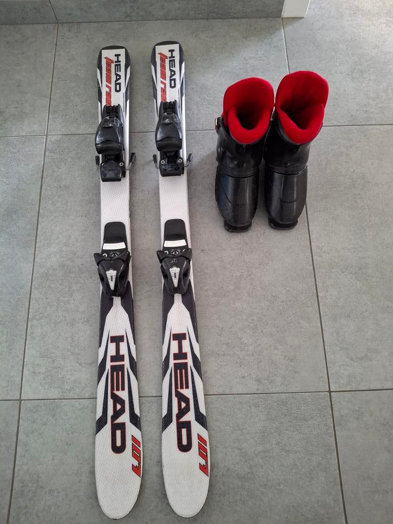 Ski latten met botten, Sport en Fitness, Skiën en Langlaufen, Ophalen, Gebruikt, Head, Minder dan 100 cm