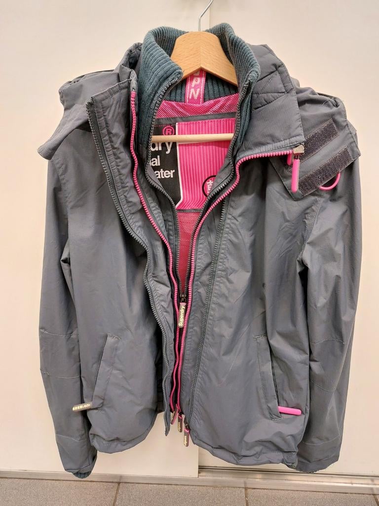 superdry jas dames, Superdry, Zo goed als nieuw, Grijs, Ophalen