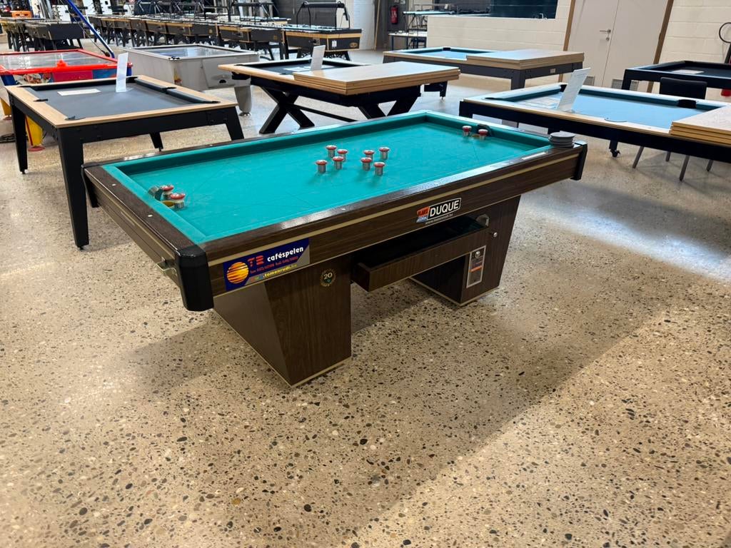 Duque lux 20, laatste versie, top okasie stoppenbiljart, Ophalen of Verzenden, Zo goed als nieuw