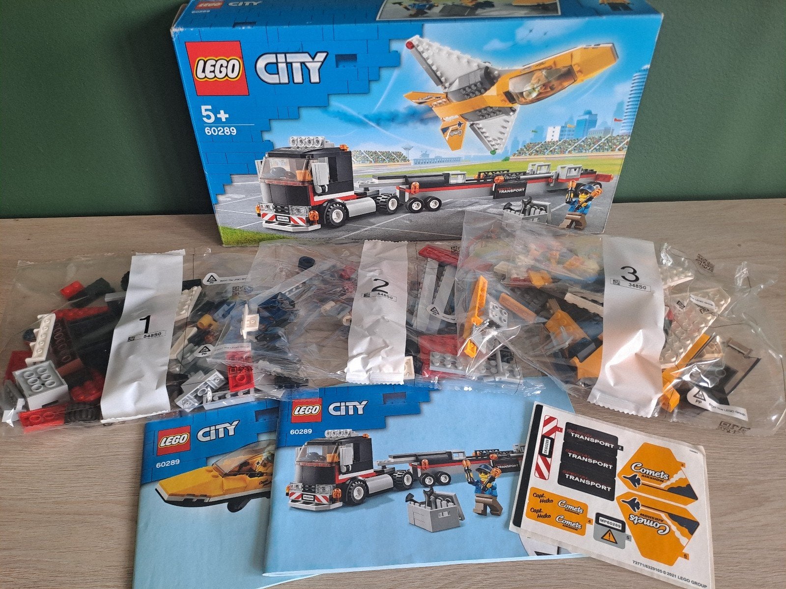 Lego City 60289 Airshow Jet Transporter Nieuw, Ophalen, Lego, City
