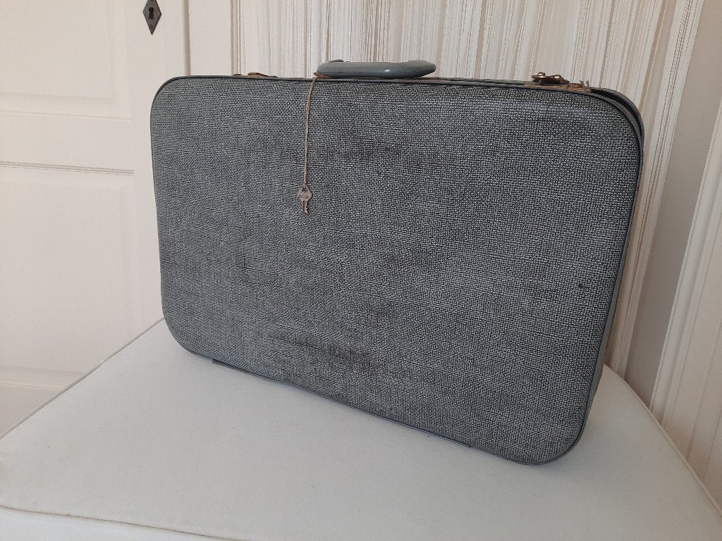 Retro valies / reiskoffer, Antiek en Kunst, Ophalen