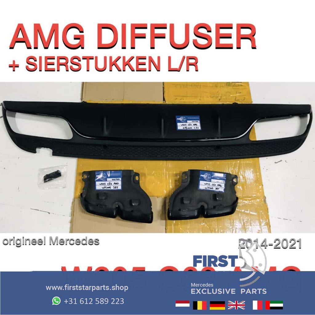 W205 S205 C63 AMG DIFFUSER + UITLAAT SIERSTUKKEN voor Merced, Auto-onderdelen, Gebruikt, -, Ophalen of Verzenden, -