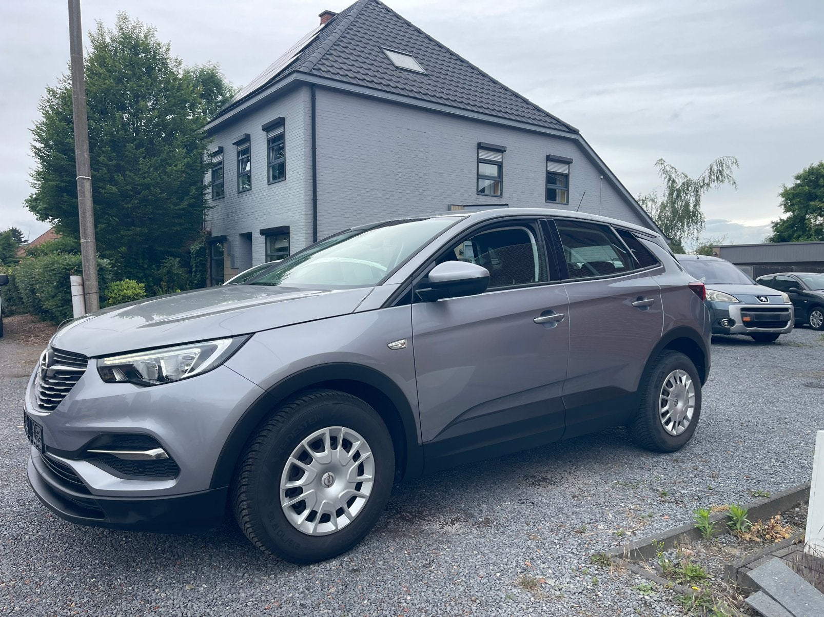 Opel Grandland X 1.2 Turbo ECOTEC,Airco,Sensoren,50.000km.!!, Autos, Argent ou Gris, Achat, https://public.car-pass.be/vhr/79ae95c3-4fac-40d8-baa4-9e9893358af6