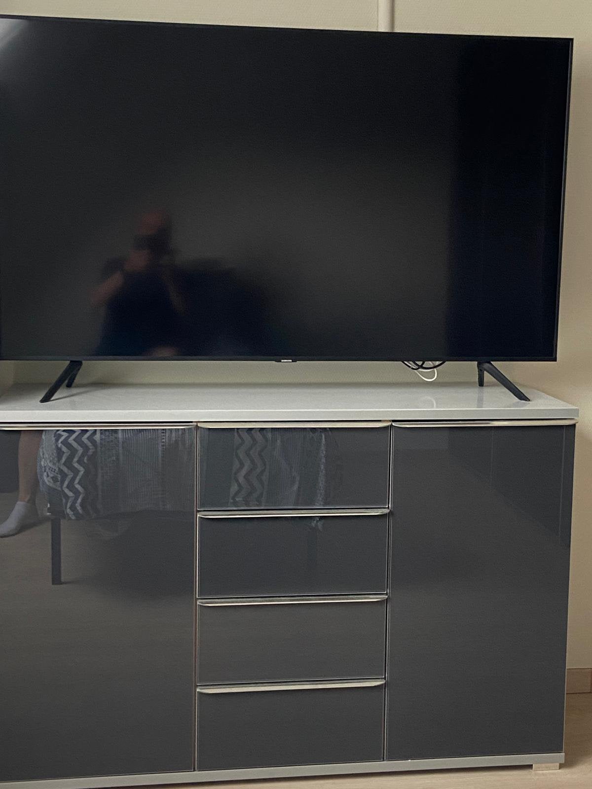 Commode grijs, Huis en Inrichting, Kasten |Televisiemeubels, Ophalen, Zo goed als nieuw
