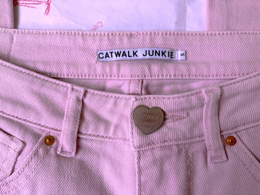 nieuw 🩷 Catwalk Junkie high rise jeans met splitje, mt S, Kleding | Dames, Overige kleuren, Ophalen of Verzenden, Zo goed als nieuw