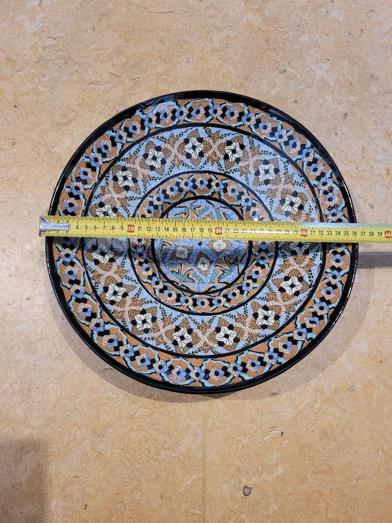 plat 37 cm gerbino vallauris vintage design, Antiquités & Art, Enlèvement ou Envoi