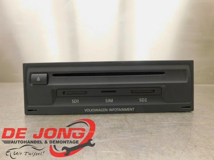 Regelunit Multi Media van een Volkswagen Passat, Gebruikt, -, Volkswagen, -