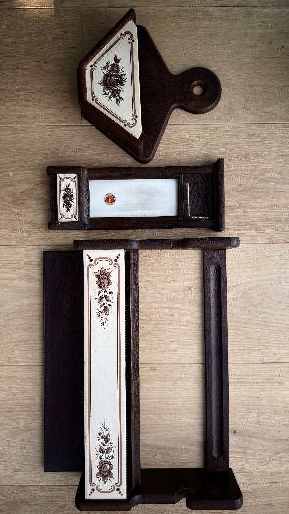 Vintage EMSA 3-delige keuken set – houtlook – retro jaren 70, Verzamelen, Retro, Ophalen of Verzenden, Overige typen