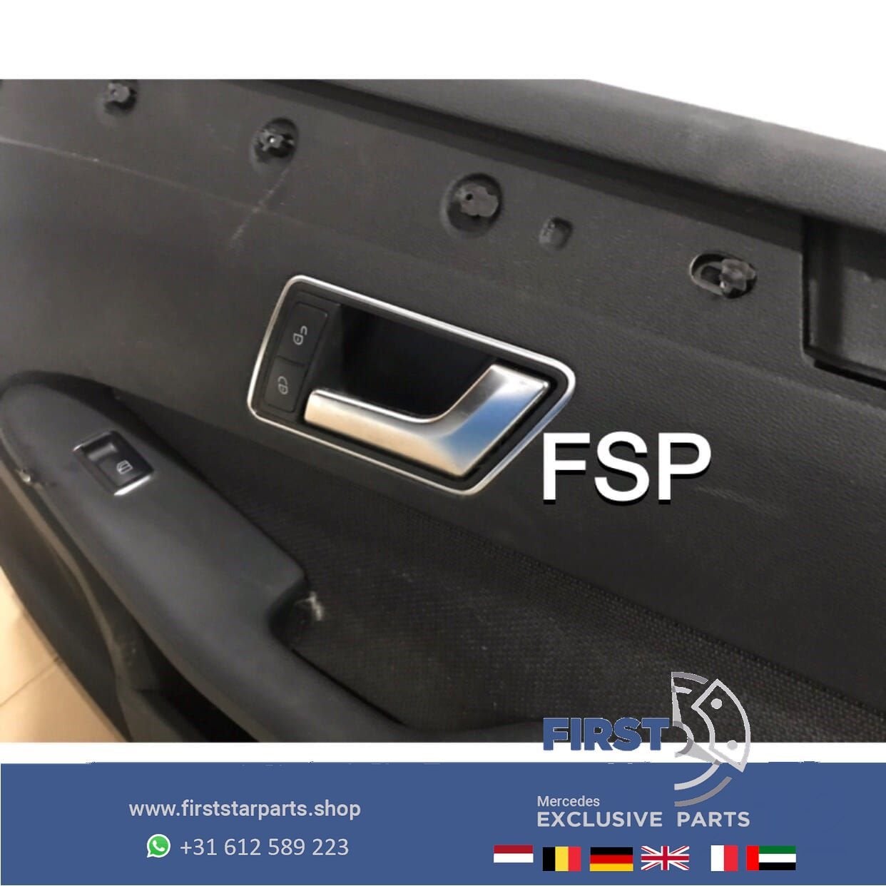 W212 DEURPANEEL Mercedes E KLASSE DEUR PANEEL KAART, Gebruikt, -, Ophalen of Verzenden, -