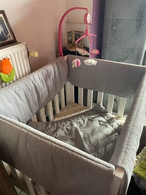 babypark met hemel, Ophalen, Zo goed als nieuw, Vierkant, In hoogte verstelbaar