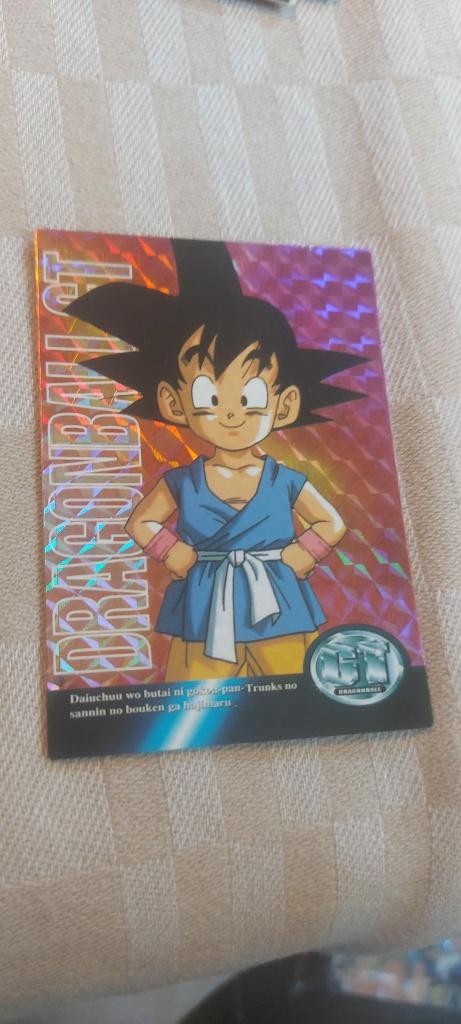 Carte GT Dragonball, carte japonaise Goku Kid à paillettes, Enlèvement ou Envoi, Neuf, Cartes en vrac