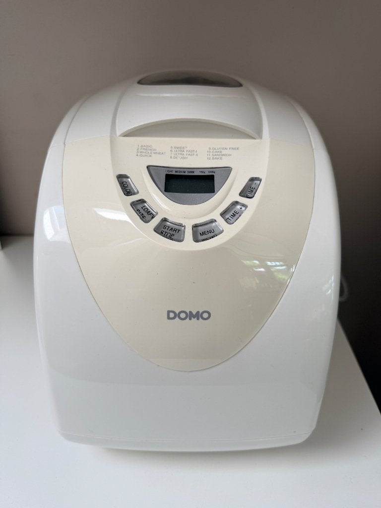 Broodbakmachine, Elektronische apparatuur, Gebruikt, Kijkvenster, 800 tot 1200 gram deeg, Ophalen