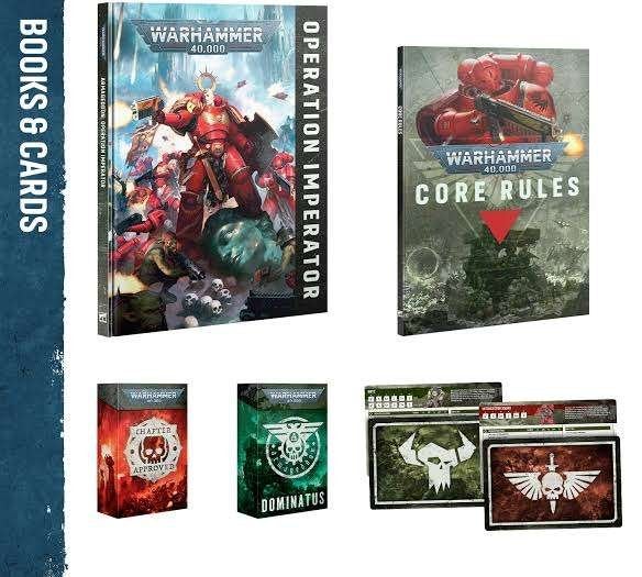 Regels + CA + Dominatus + eenheidskaarten + Armageddon-boek, Hobby en Vrije tijd, Wargaming, Ophalen of Verzenden, Nieuw, Warhammer 40000