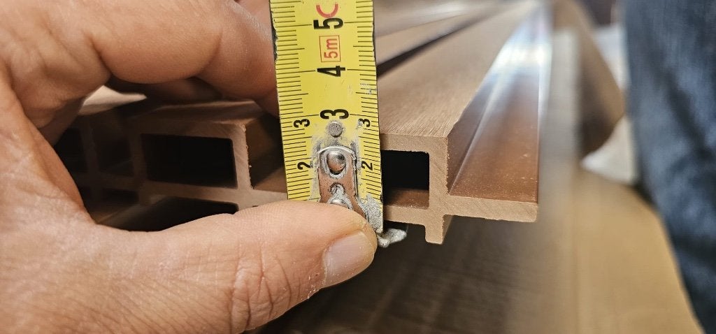 PVC Schuttingplanken met Houtlook, Jardin & Terrasse, Enlèvement, Neuf, Synthétique, Moins de 3 mètres