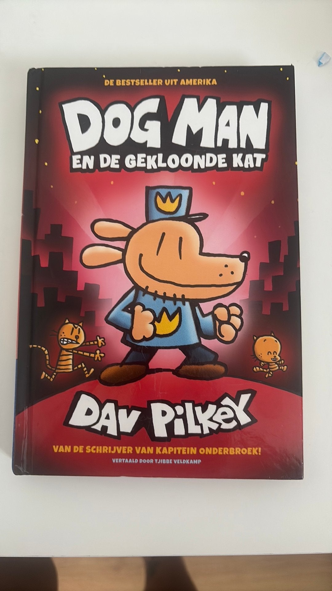 Dav Pilkey - Dog Man en de gekloonde kat, Boeken, Kinderboeken | Jeugd | onder 10 jaar, Ophalen, Dav Pilkey