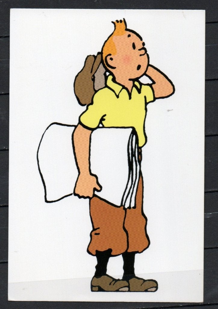 Carte postale : Hergé : Tintin 101 - Tintin en Amérique, Collections, Enlèvement