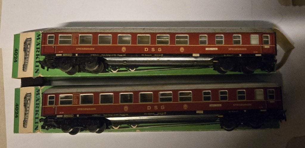 Rame Vintage Années 60 Märklin H0 – 7 Voitures, Hobby & Loisirs créatifs, Trains miniatures | HO, Enlèvement ou Envoi, Utilisé