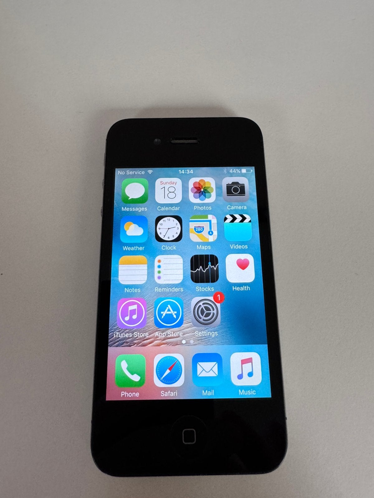 iPhone 4S zwart 8GB, Ophalen, Gebruikt, Zwart, 8 GB
