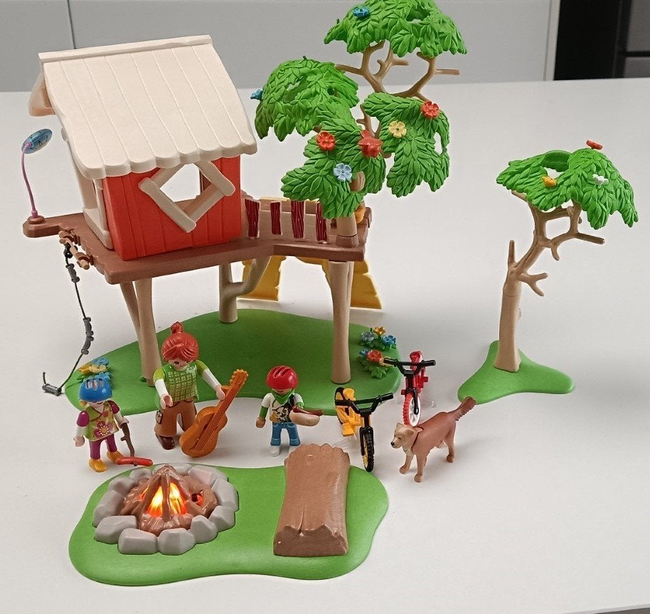 Playmobil boomhut, Ophalen of Verzenden, Zo goed als nieuw, Complete set, Overige typen