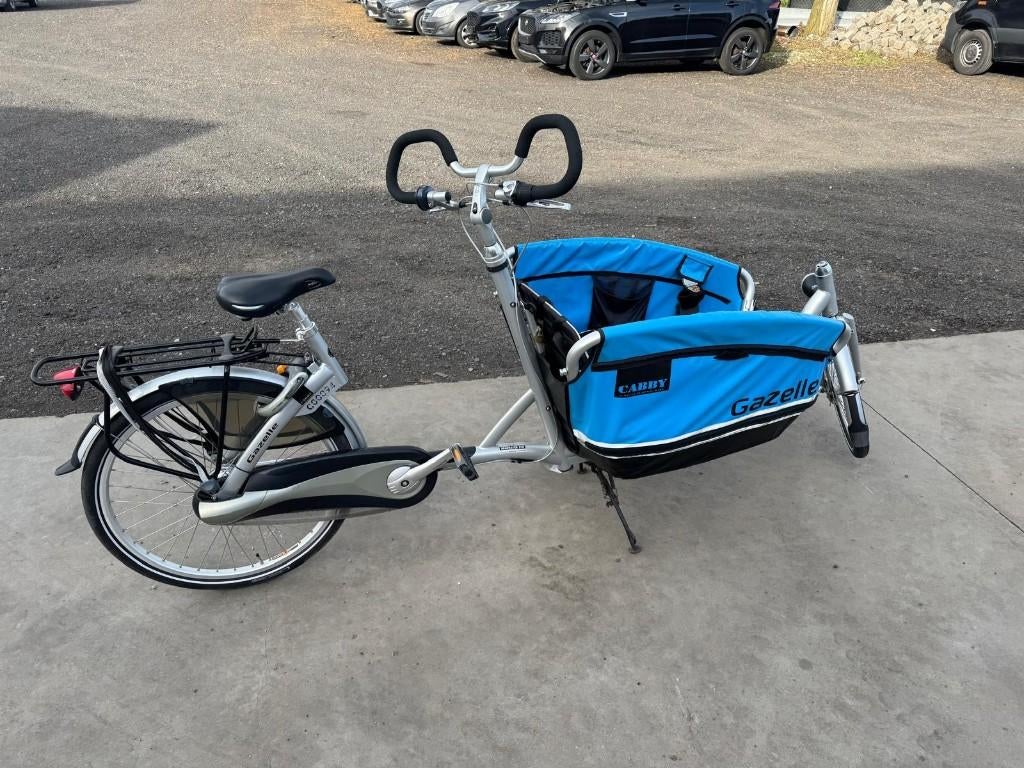 BAK FIETS, Fietsen en Brommers, Fietsen | Bakfietsen, Ophalen, Opvouwbaar, Zo goed als nieuw, 2 kinderen