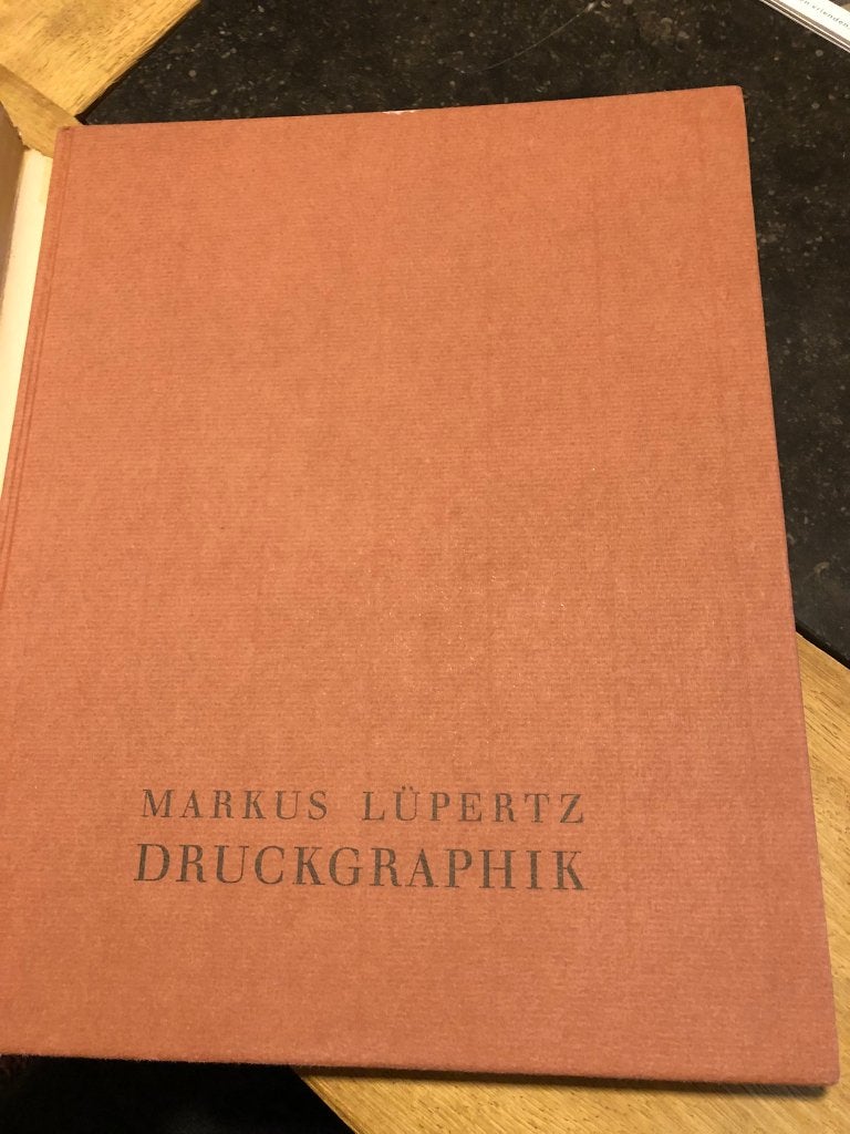 Kunstboek Markus Lüpertz - Druckgraphik Werkverzeichnis 60-9, Gelezen, Ophalen of Verzenden, Markus Lüpertz, Grafische vormgeving