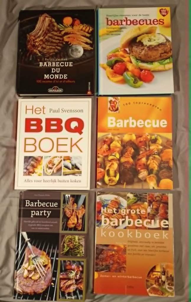 barbecue boeken, Ophalen of Verzenden