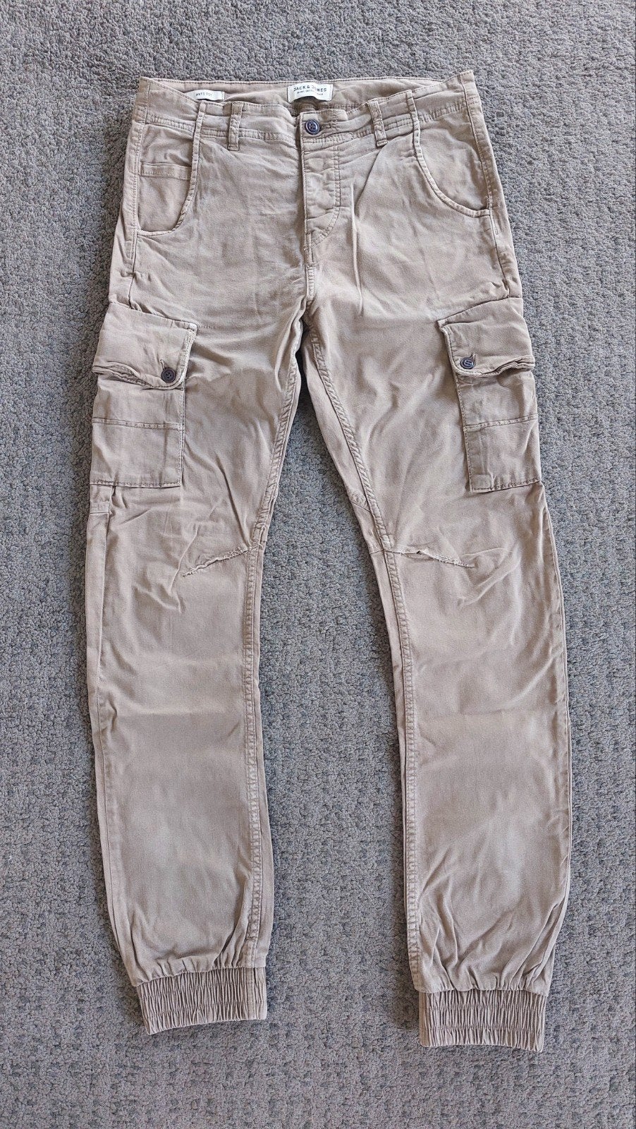 Jongensbroek beige Jack&Jones 30-34, Ophalen, Jack  jones, Overige kleuren, W32 (confectie 46) of kleiner