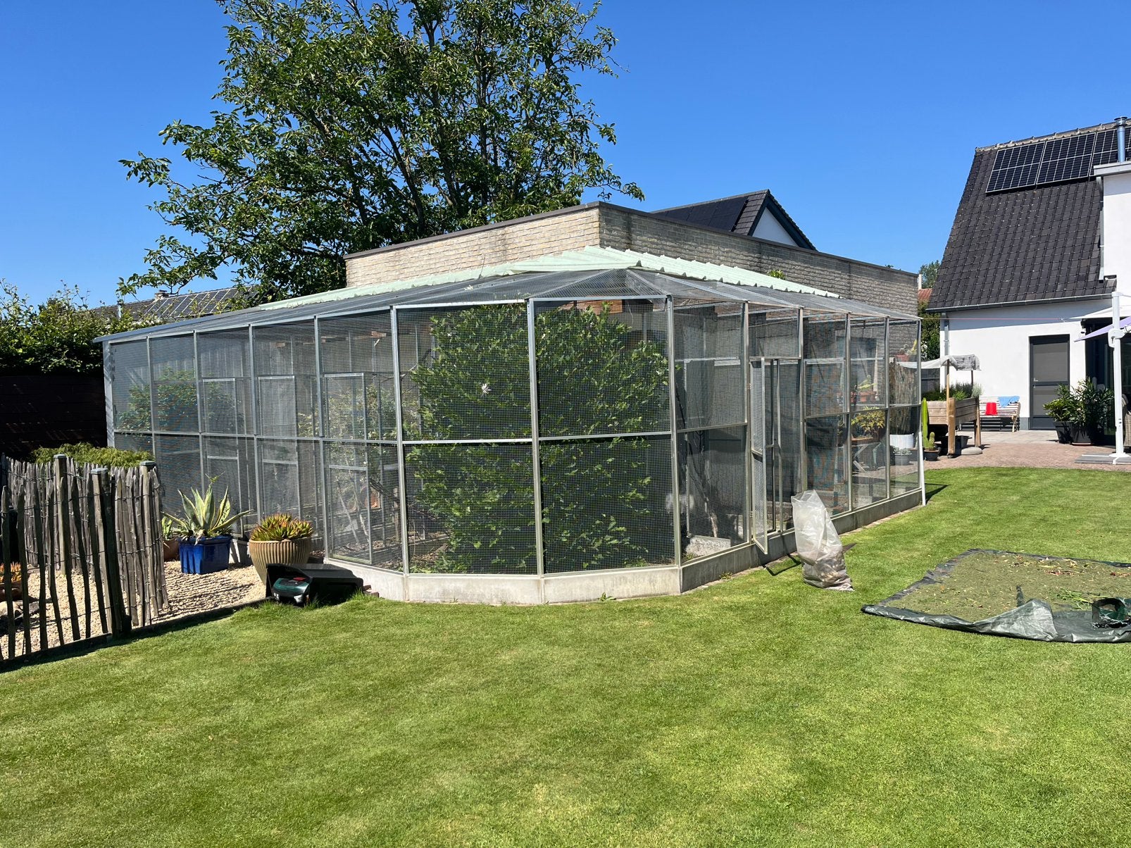 Volière te koop, Dieren en Toebehoren, Ophalen, Zo goed als nieuw, Volière