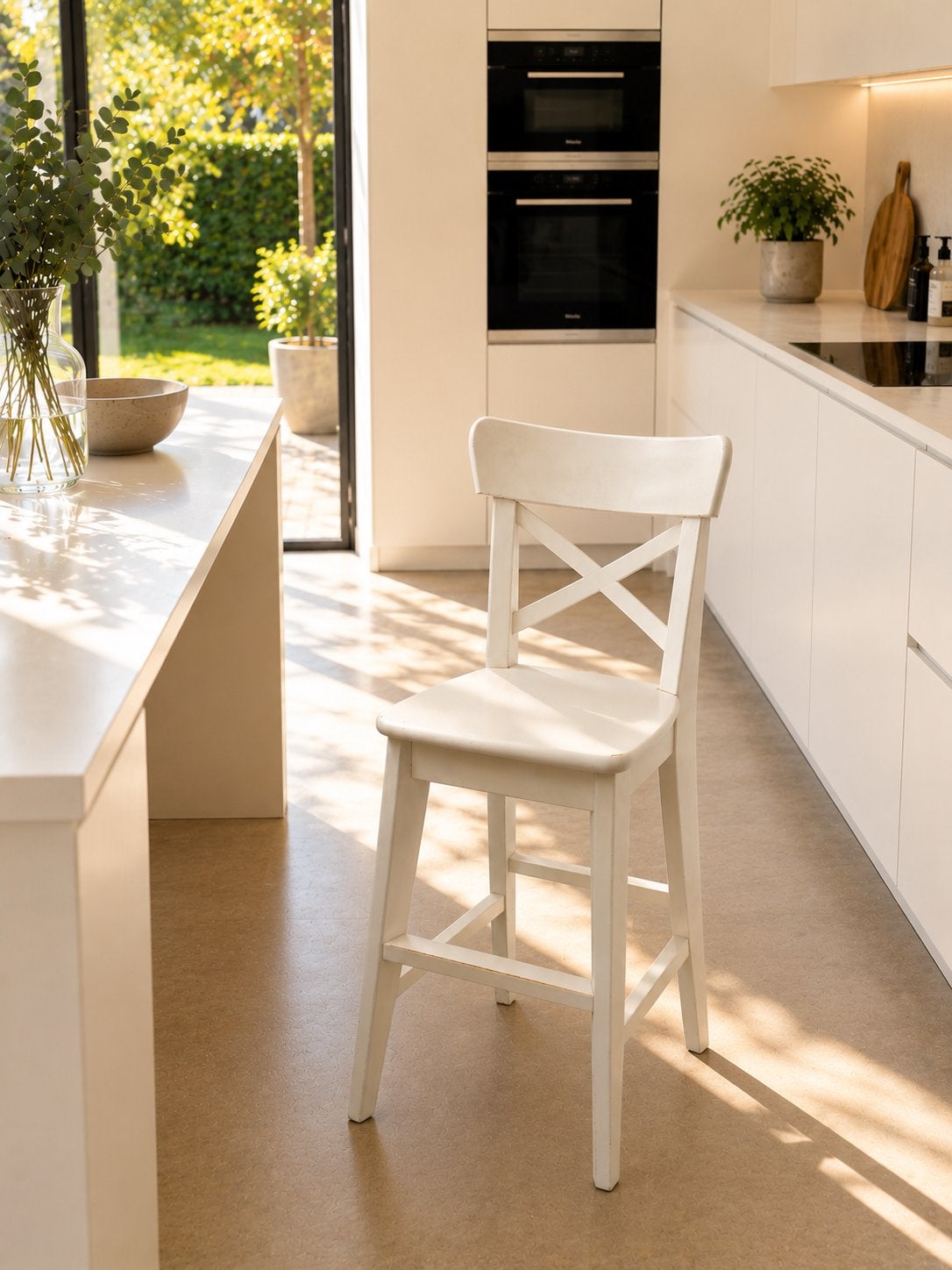 Hoge kinderstoel (Ikea Ingolf), Ophalen, Zo goed als nieuw