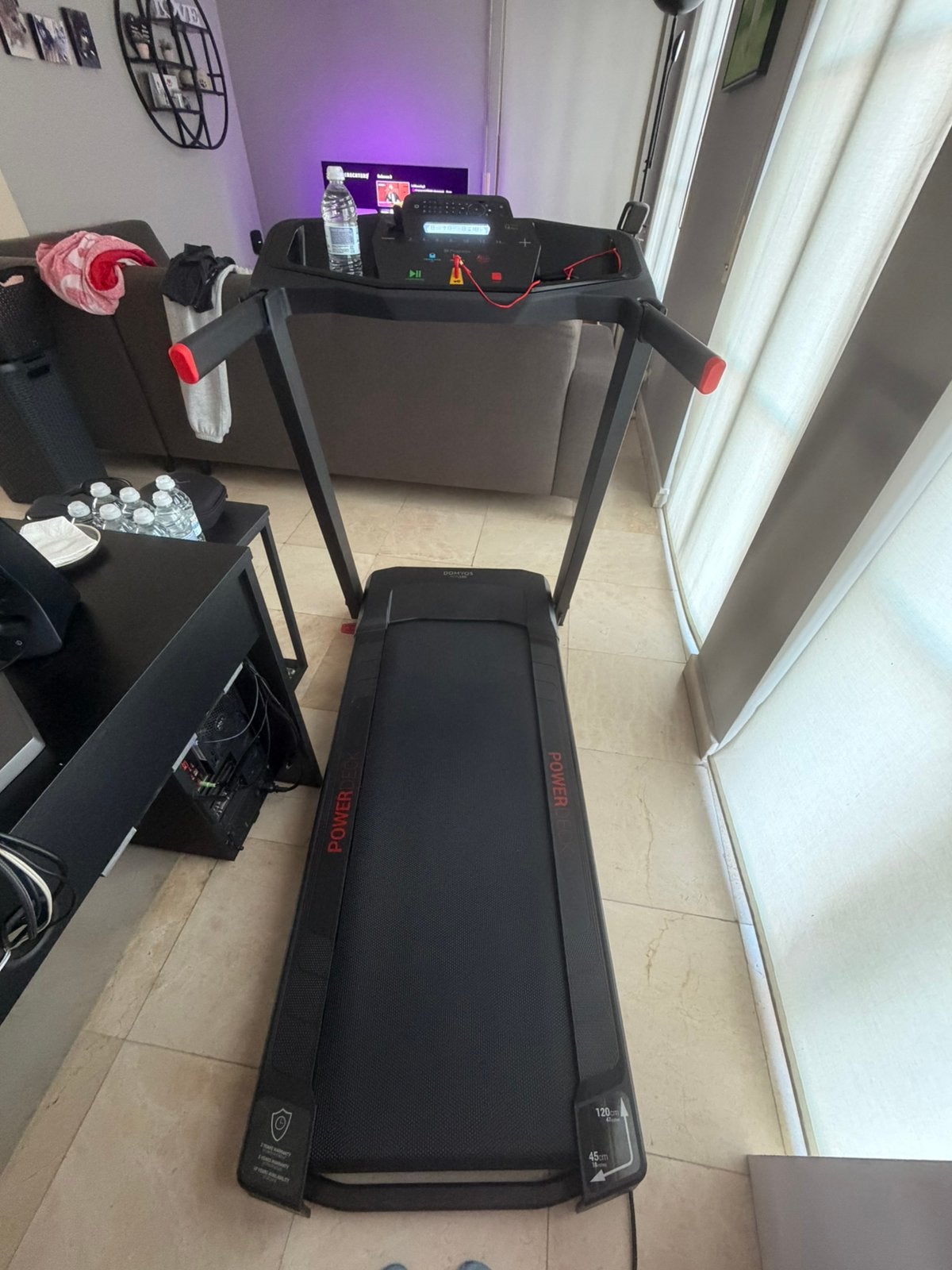 Domyos Run100 loopband, Sport en Fitness, Ophalen, Zo goed als nieuw, Loopband