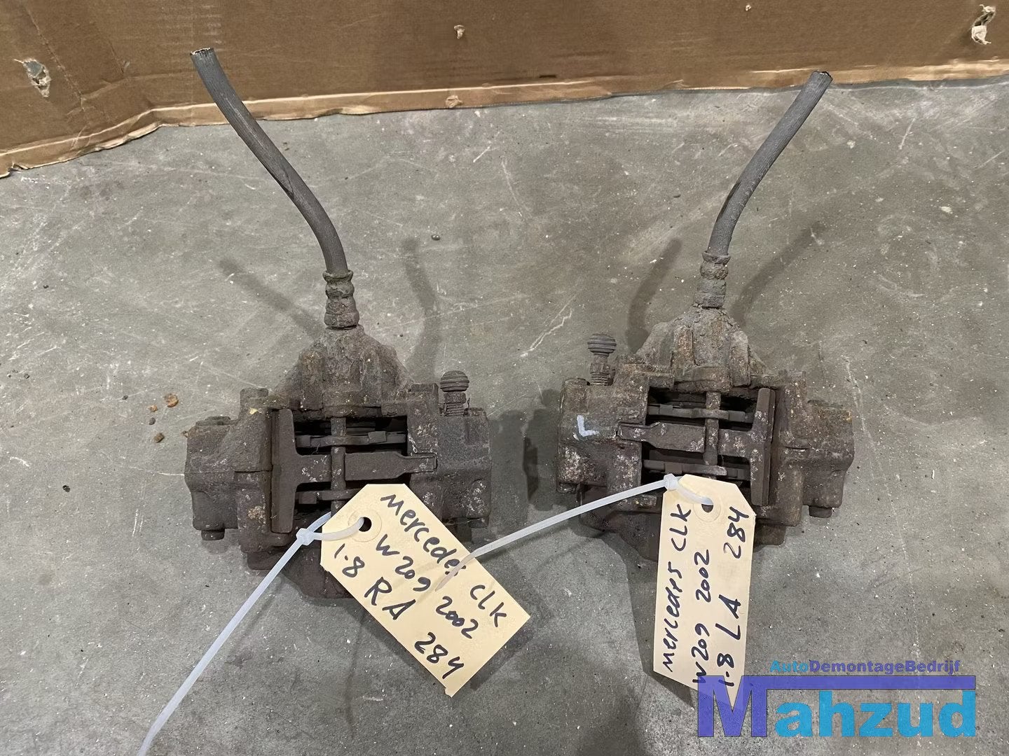 MERCEDES CLK W209 W203 C209 rechts links achter remklauw, Gebruikt, Mercedes-Benz AG, Mercedes-Benz, Mercedesstrasse 120
70372  Stuttgart, DE