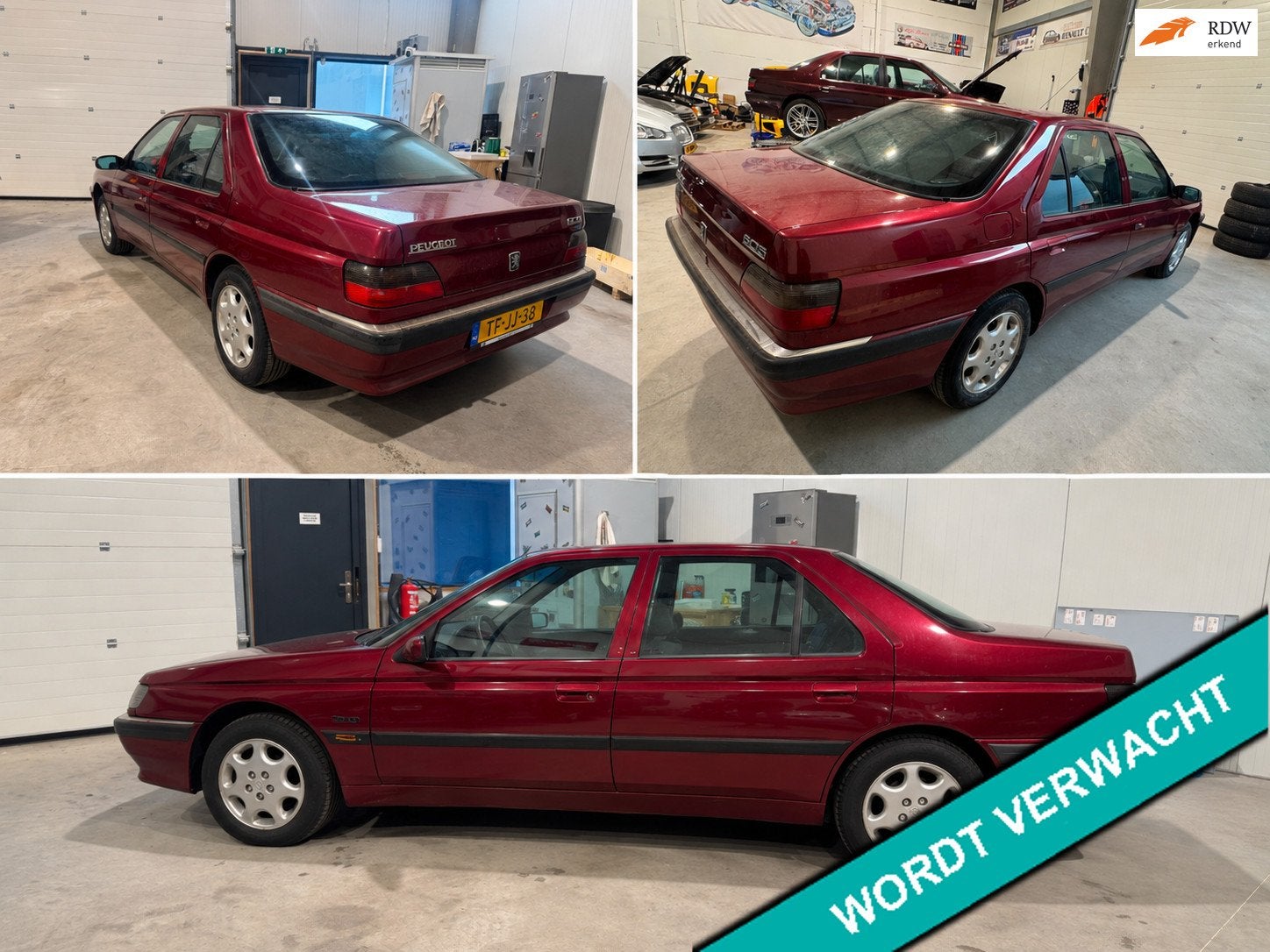Peugeot 605 2.0 ST Turbo, Gebruikt, 4 cilinders, 180 pk, Grijs