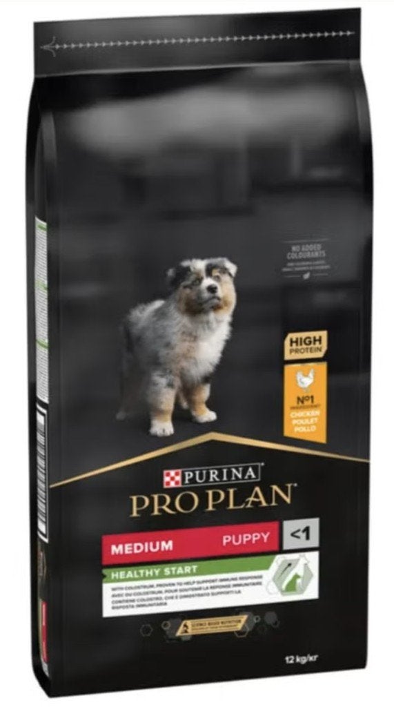 Purina Pro Plan Medium Puppy Healthy Start Hondenvoer 2x12kg, Enlèvement, Chien