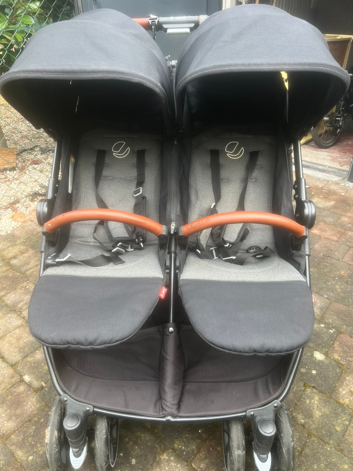Jané Twinlink duo kinderwagen / tweelingwagen – goede staat, Kinderen en Baby's, Ophalen, Zo goed als nieuw