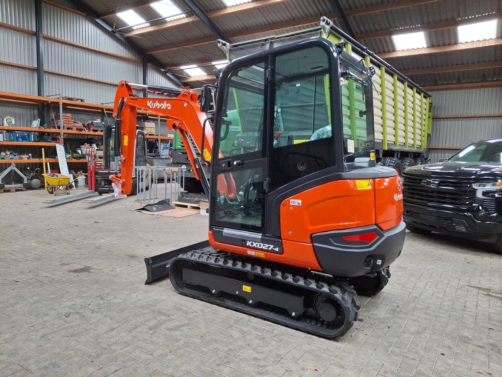 Kubota KX027-4 HI, minigraver, minikraan, BJ2025, Nieuw!, Enlèvement