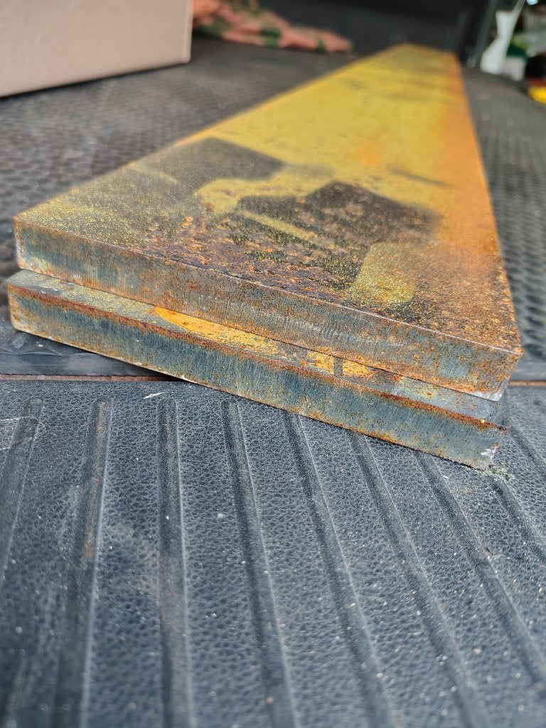 plat ijzer 15 x 140 mm - lengte 1655mm - 2 stuks, Doe-het-zelf en Bouw, Ophalen, Nieuw, 250 mm of meer, Overige typen
