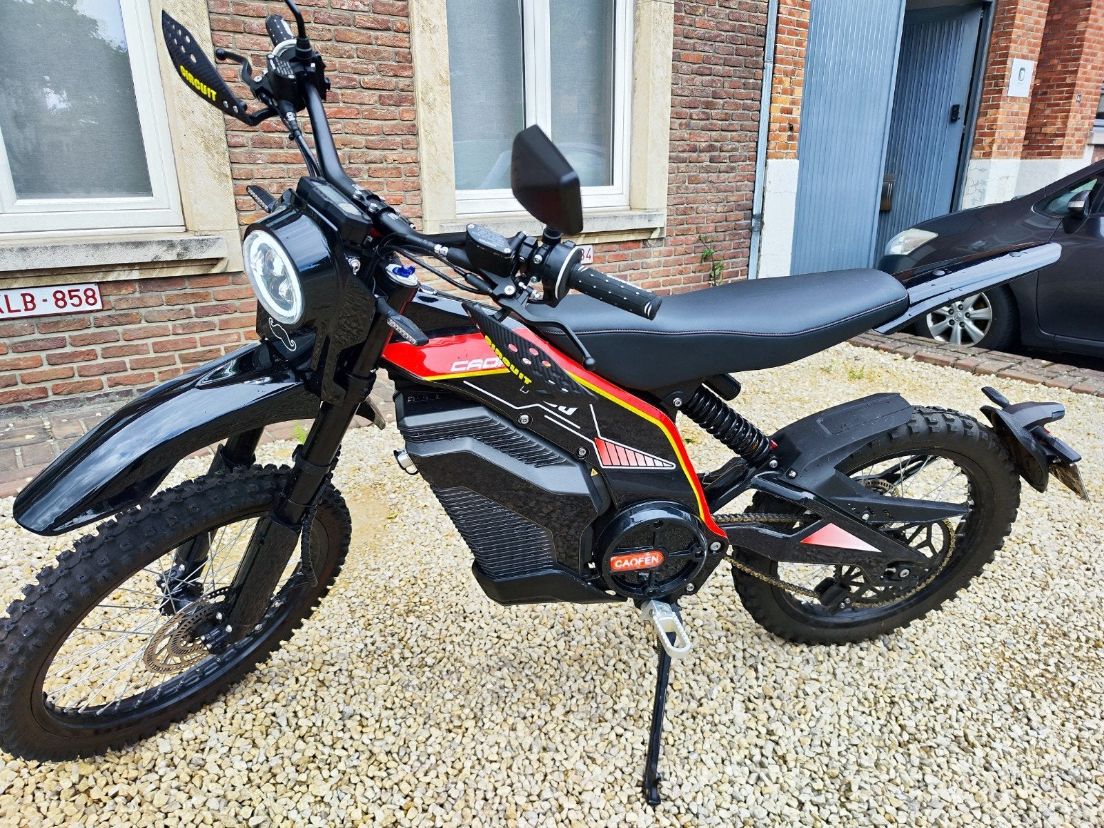 Elektrische motorfiets Caofen F80, Ophalen, Caofen, Zo goed als nieuw, 1 versnellingen