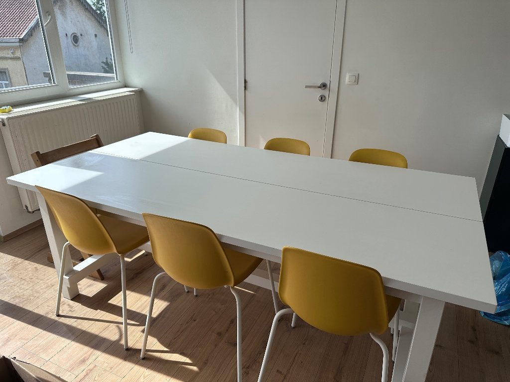 Table extensible IKEA NORDVIKEN, Maison & Meubles, 100 à 150 cm, Utilisé, Rectangulaire, Autres essences de bois