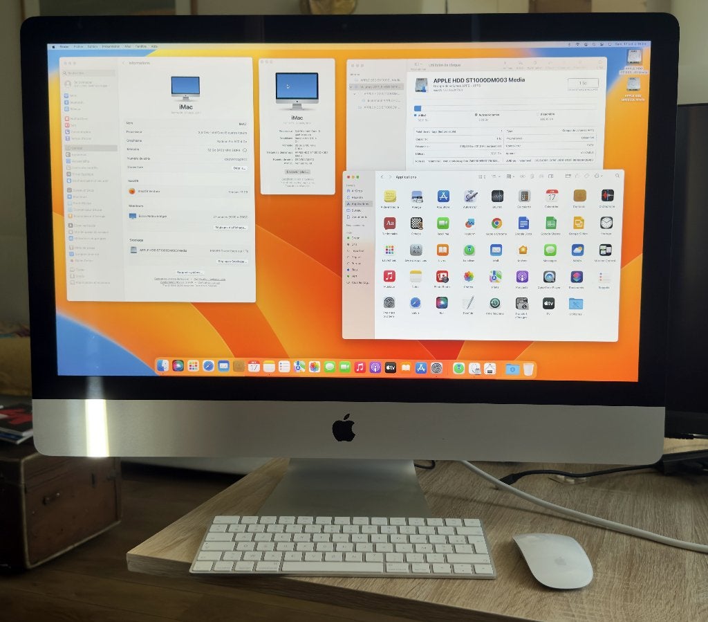 iMac 27" Retina 5K (2017) (+ clavier et souris en option), Computers en Software, Ophalen, Gebruikt, HDD en SSD, 32 GB
