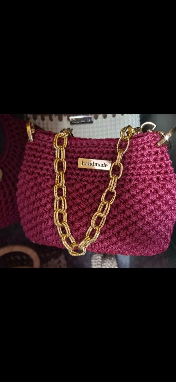sac fait main au crochet, Enlèvement ou Envoi
