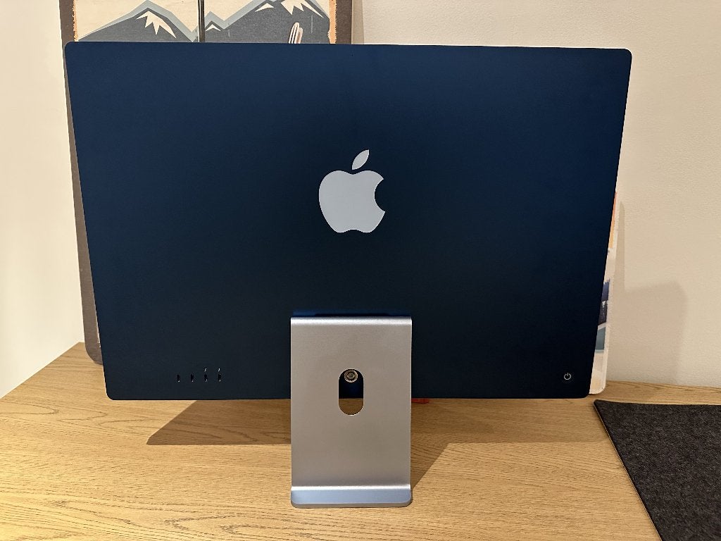 iMac 24 M1 16 GB 512 GB blauw, Computers en Software, Apple Desktops, Ophalen, SSD, IMac, 512 GB